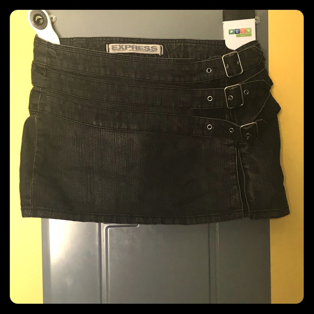 Denim Mini Skirt
